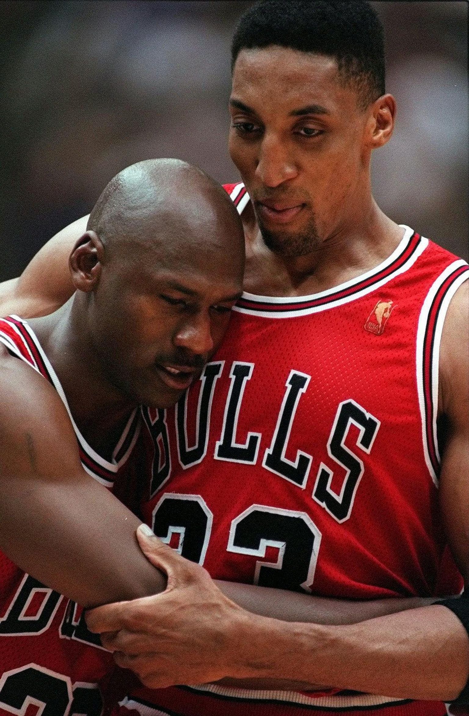 Scottie Pippen (paremal) pole Michael Jordani dokumentaalseriaali ajal kordagi sõna võtnud.