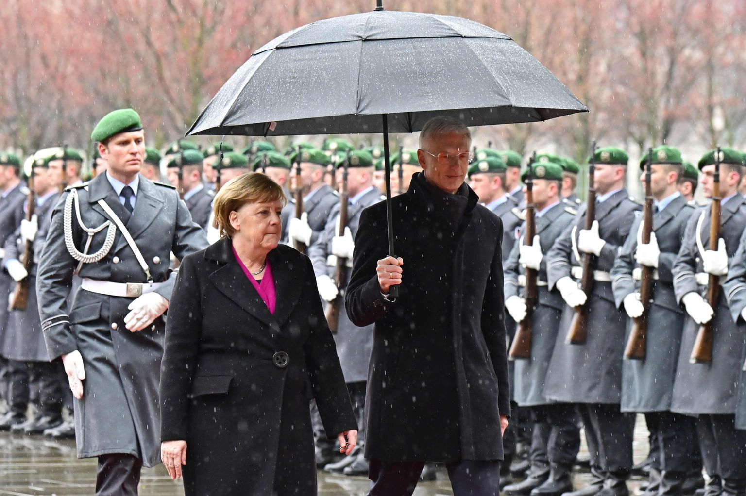 Встреча Кариньша и Меркель в Берлине