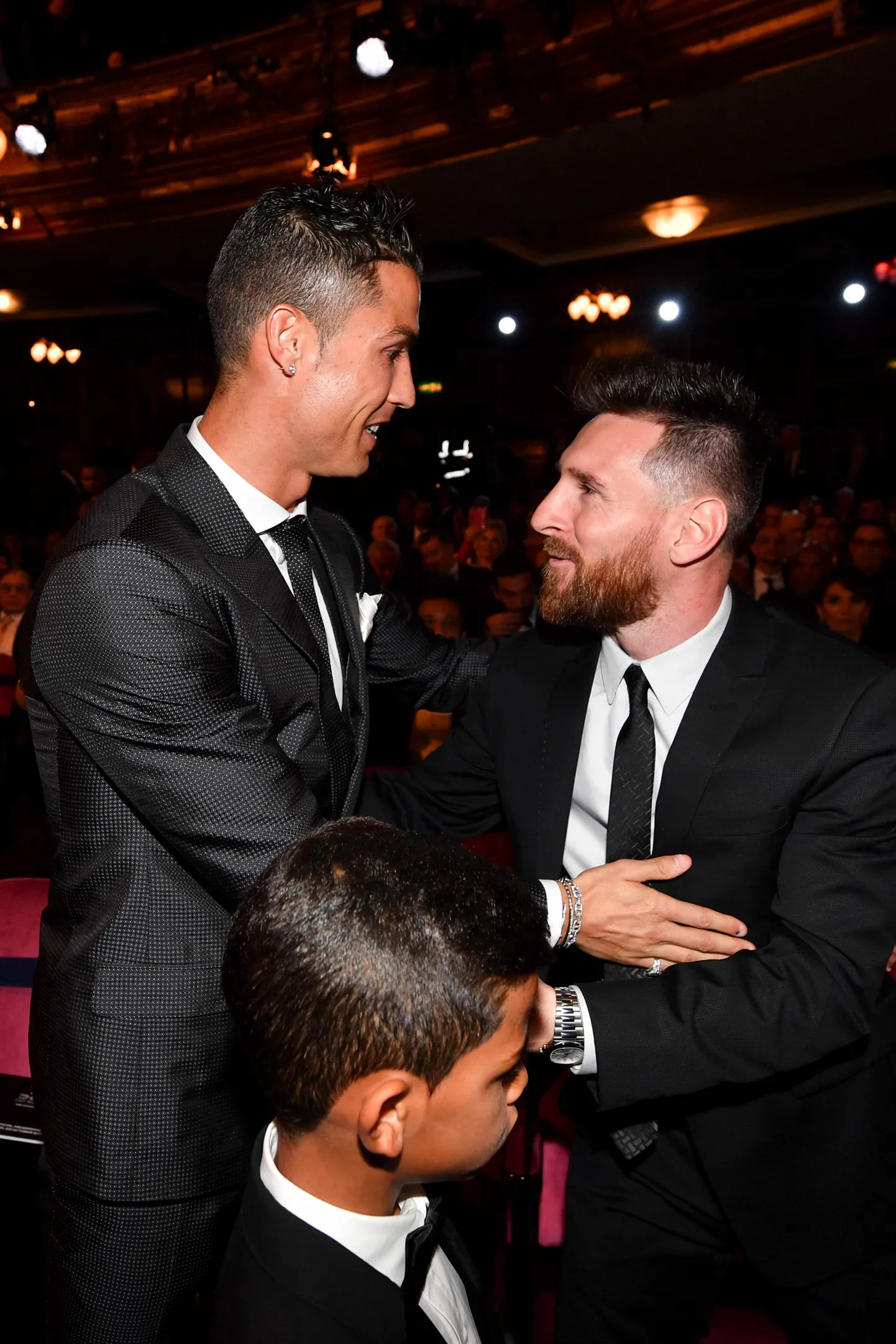 Cristiano Ronaldo (vasakul) ja Lionel Messi.