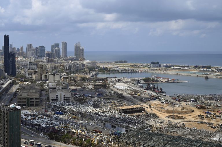 Liibanoni Beiruti sadama pärast 4. augusti plahvatust