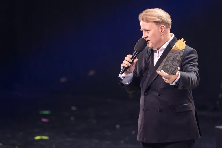 30.01.2025 Tallinn. Eesti Muusikaauhindade gala Unibet Arenal. Sven Lõhmus.