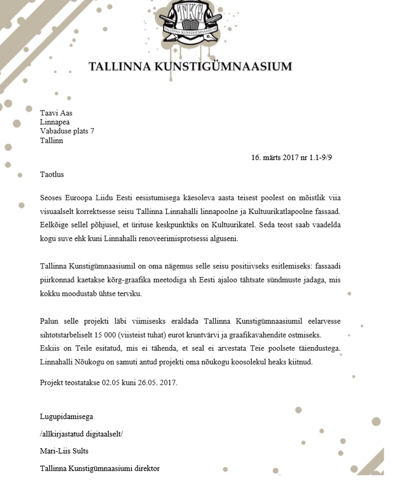 / Tallinna Linnavolikogu