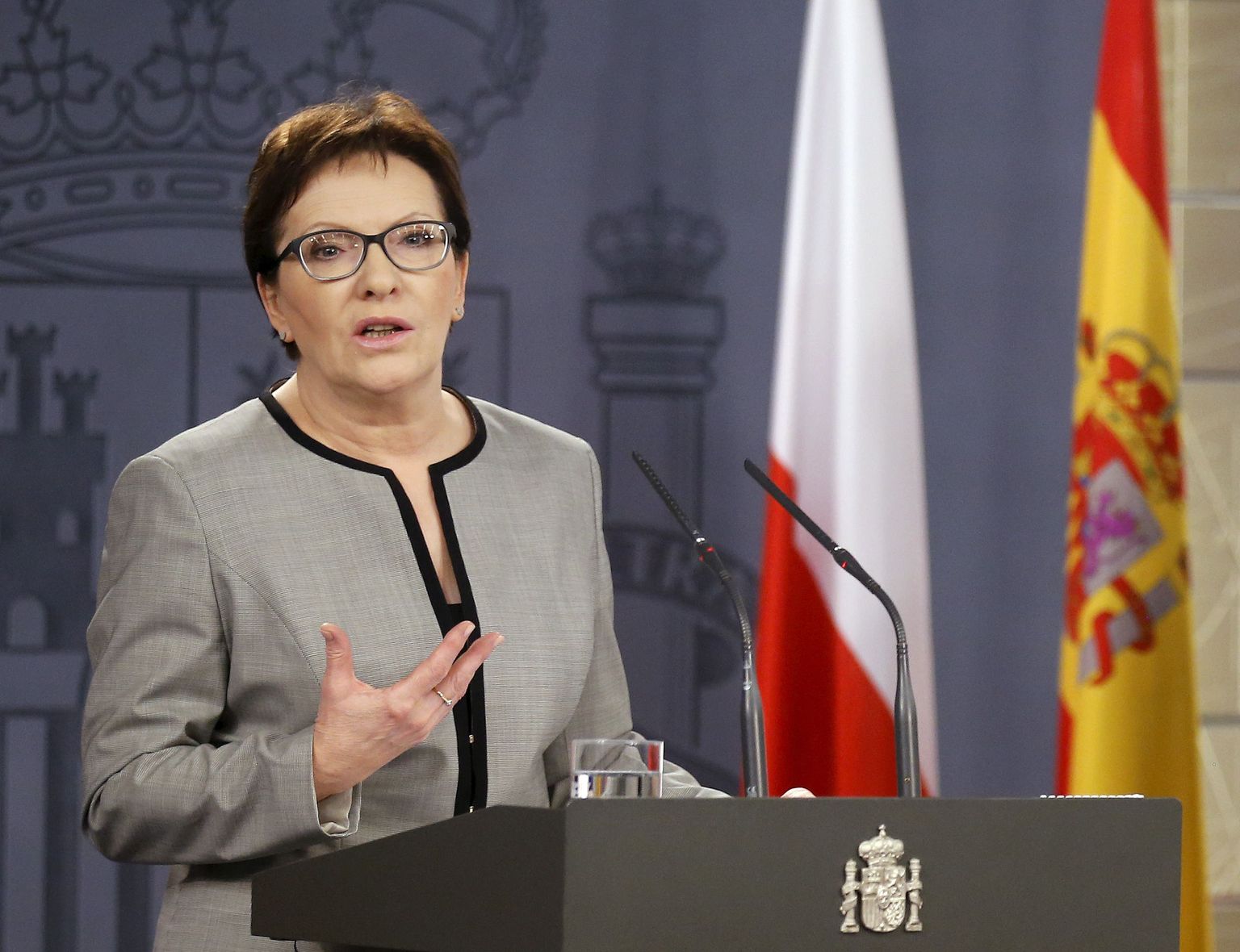 Poola peaminister Ewa Kopacz.