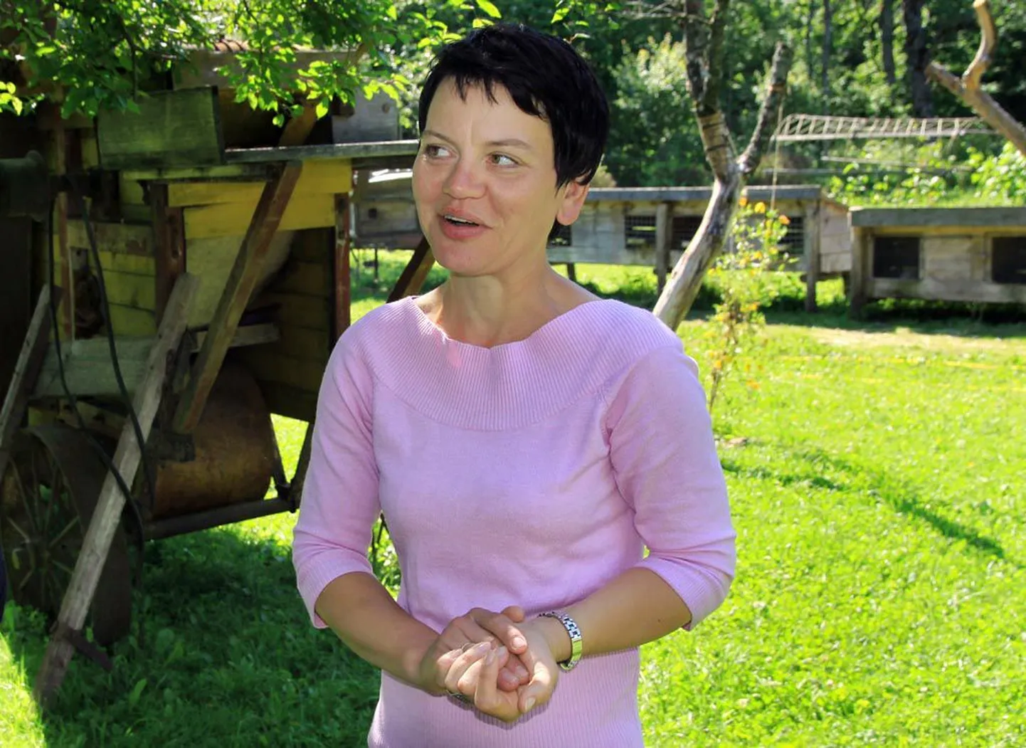 Pihlaka perenaine Katrin Pirs ütles, et talu hakkab lemmikloomade kõrval ka majanduskarja pidama, et paremini talvele vastu minna.