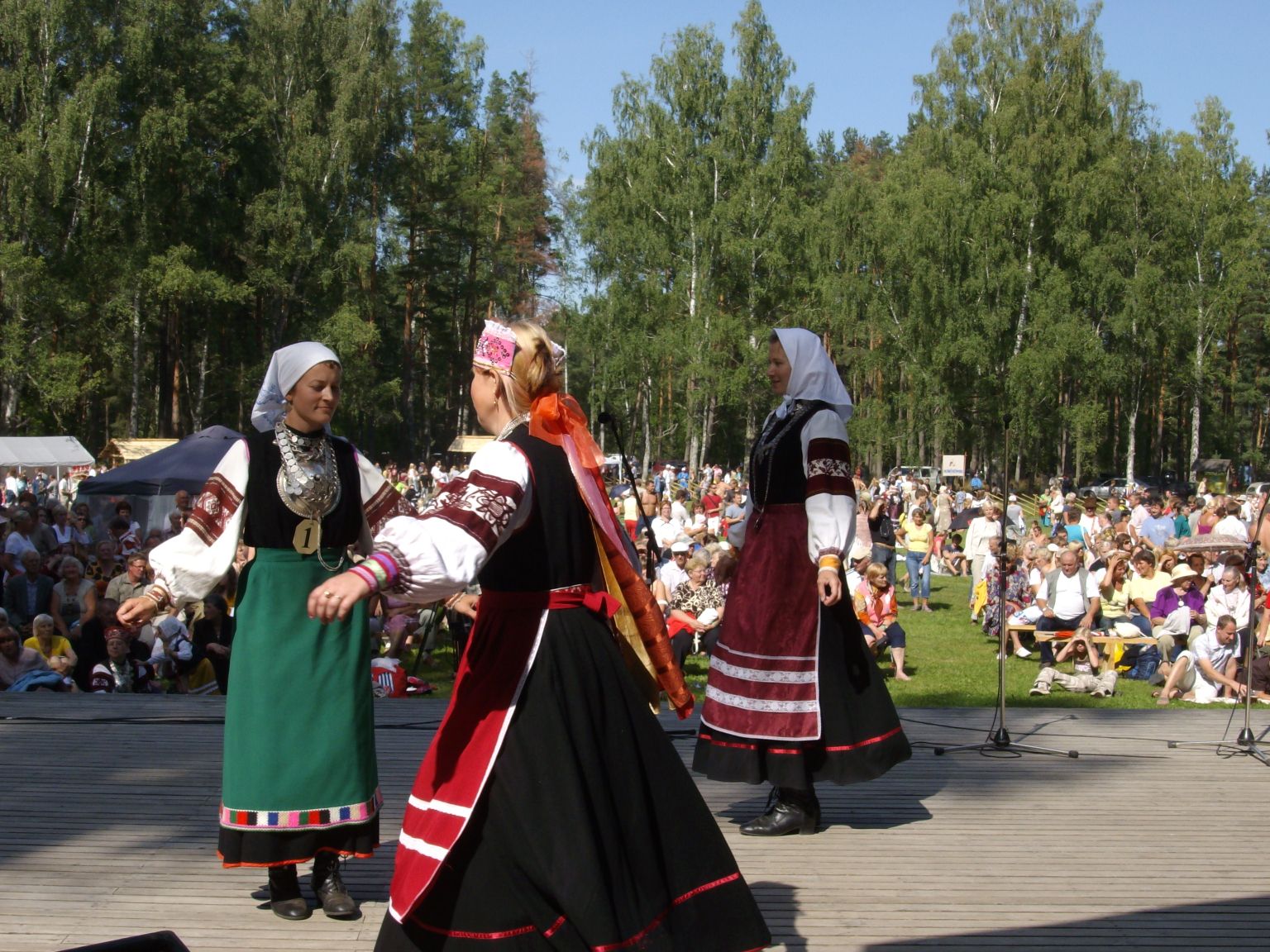Karguse tantsijad Seto Kuningriigi päeval Värskas augustis 2008.