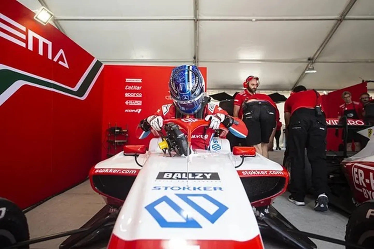Paul Aron F3-sarja hooajaeelsel testil Bahreinis.