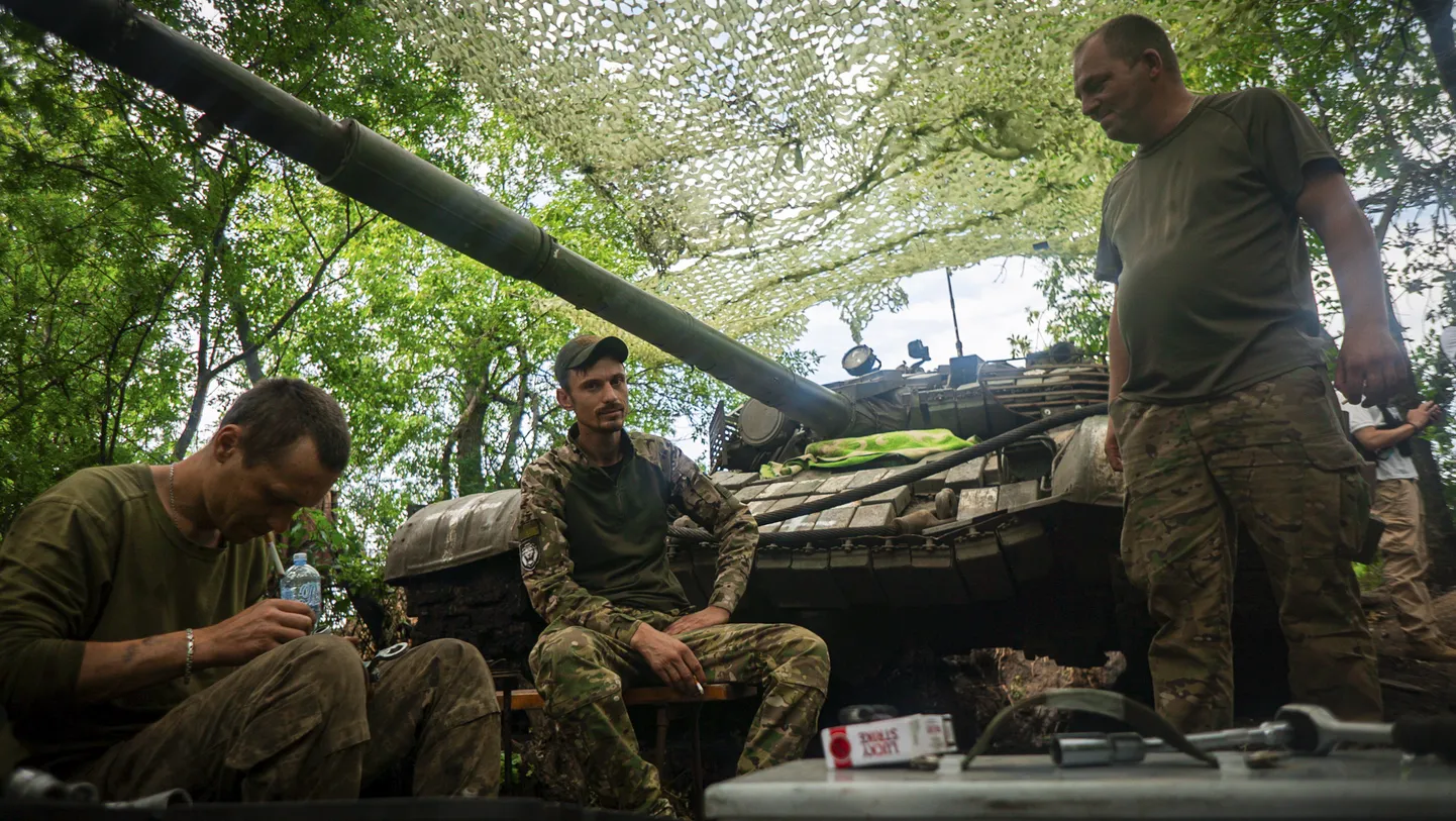 Ukraina sõjaväelased Donetski suunal.