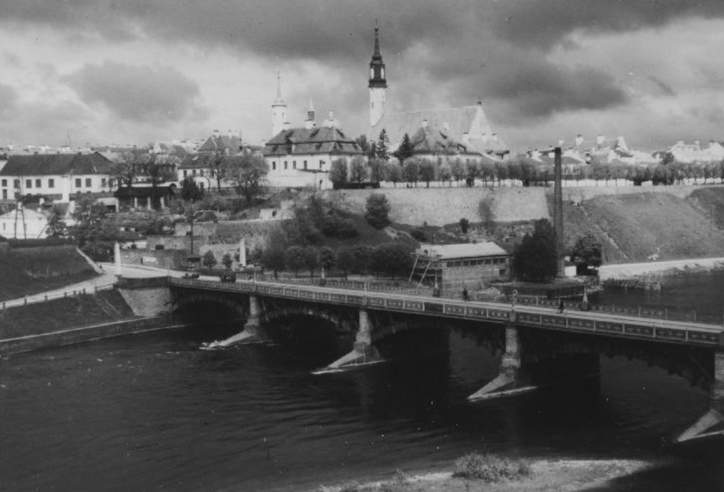 Vaade Narva vanalinnale 1939. aastal.