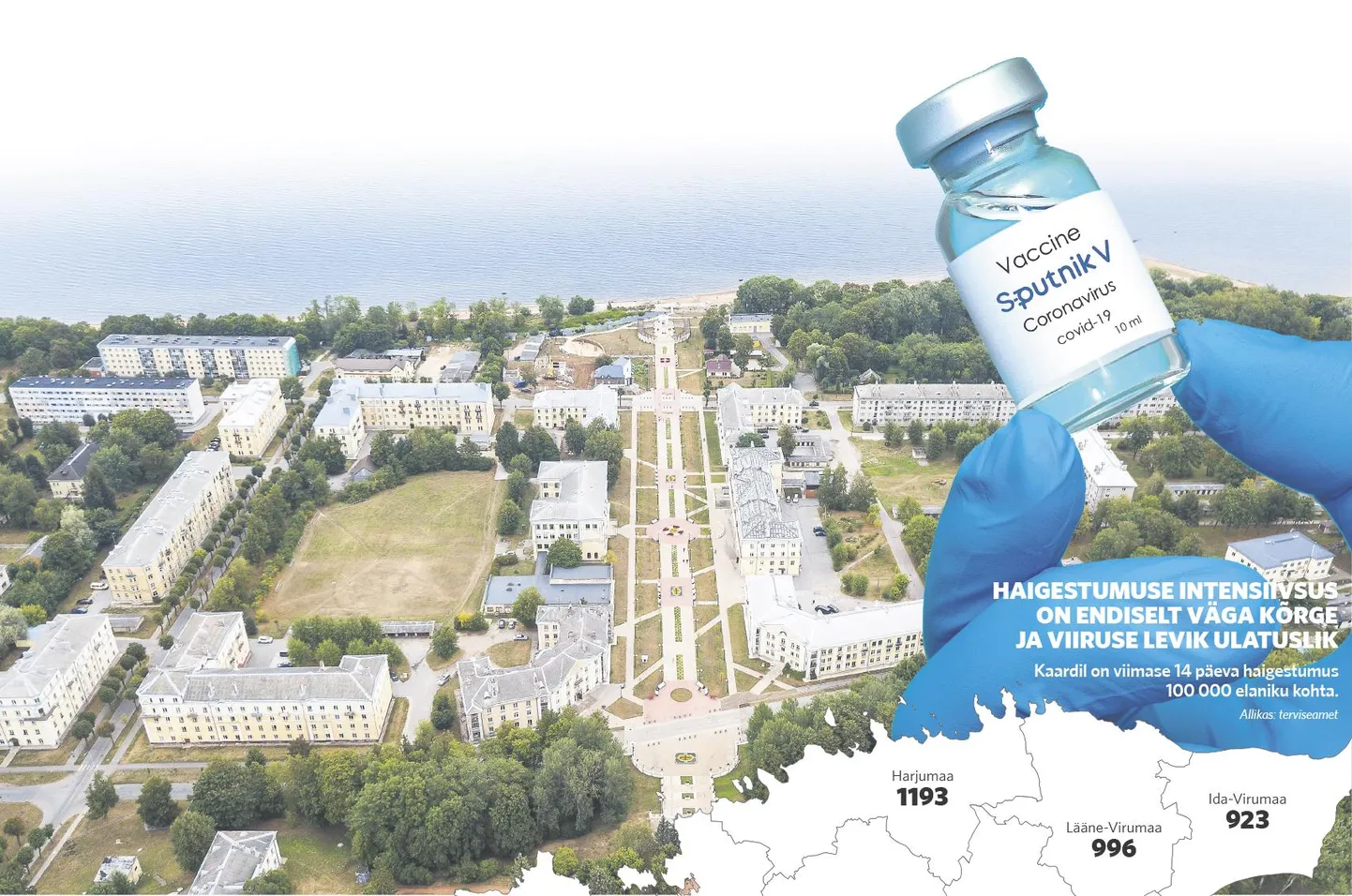 Haigestumuse intensiivsus on endiselt väga kõrge ja viiruse levik ulatuslik.