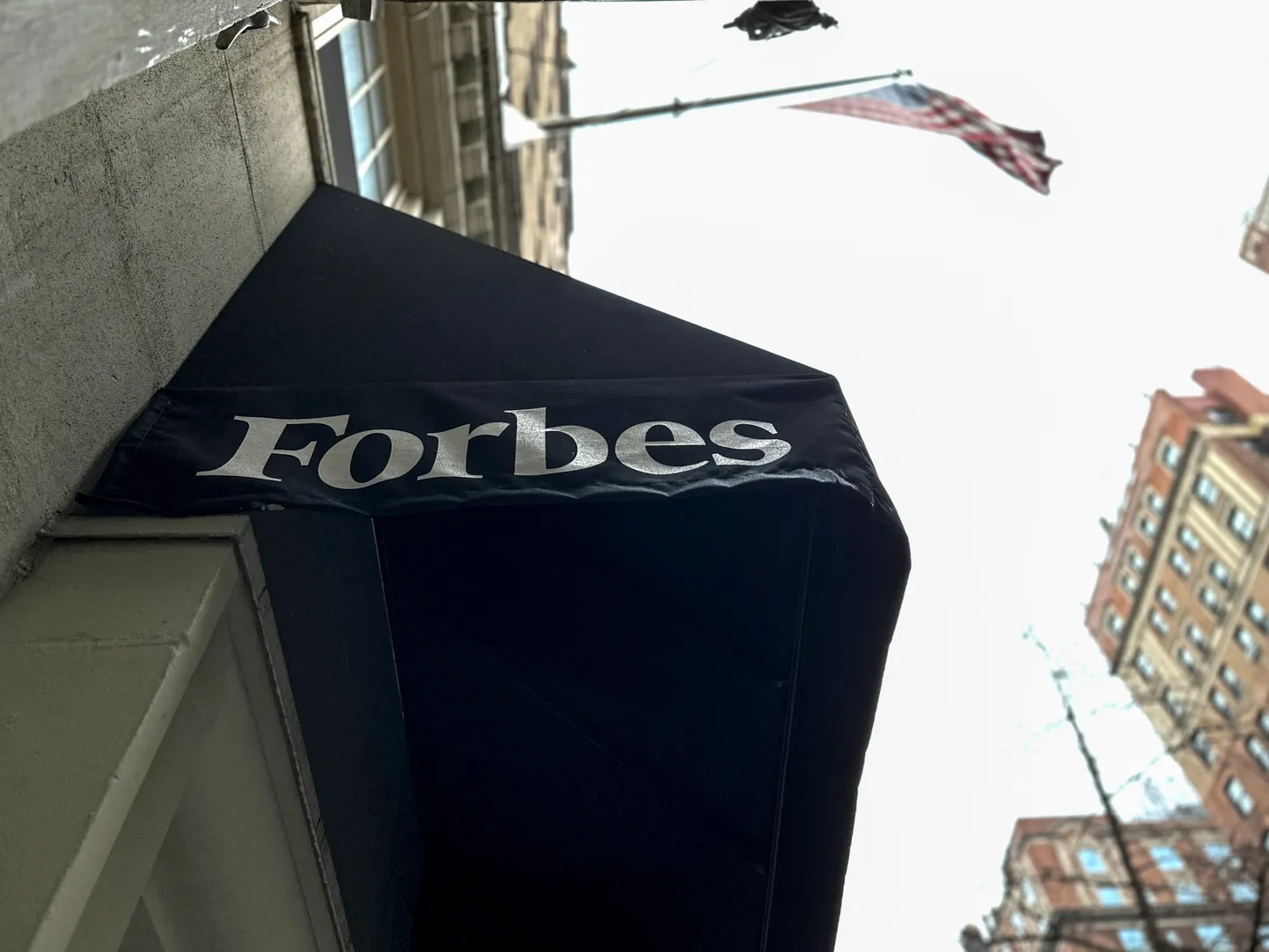 Ajakirja Forbes logo. Foto on illustratiivne.