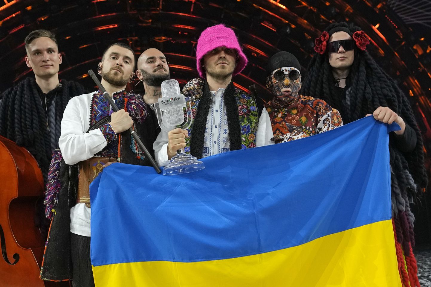 Украинская группа Kalush Orchestra, победители Евровидения-2022 от Украины. Снимок иллюстративный.