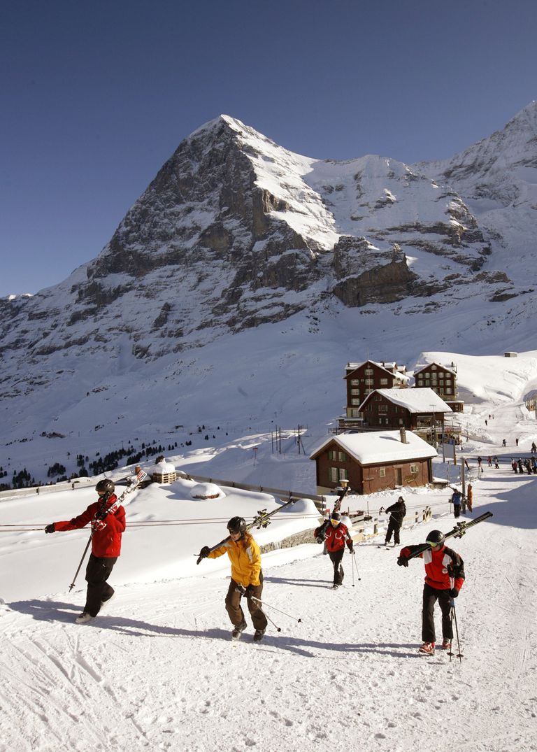 Mäesuusatajad Šveitsis