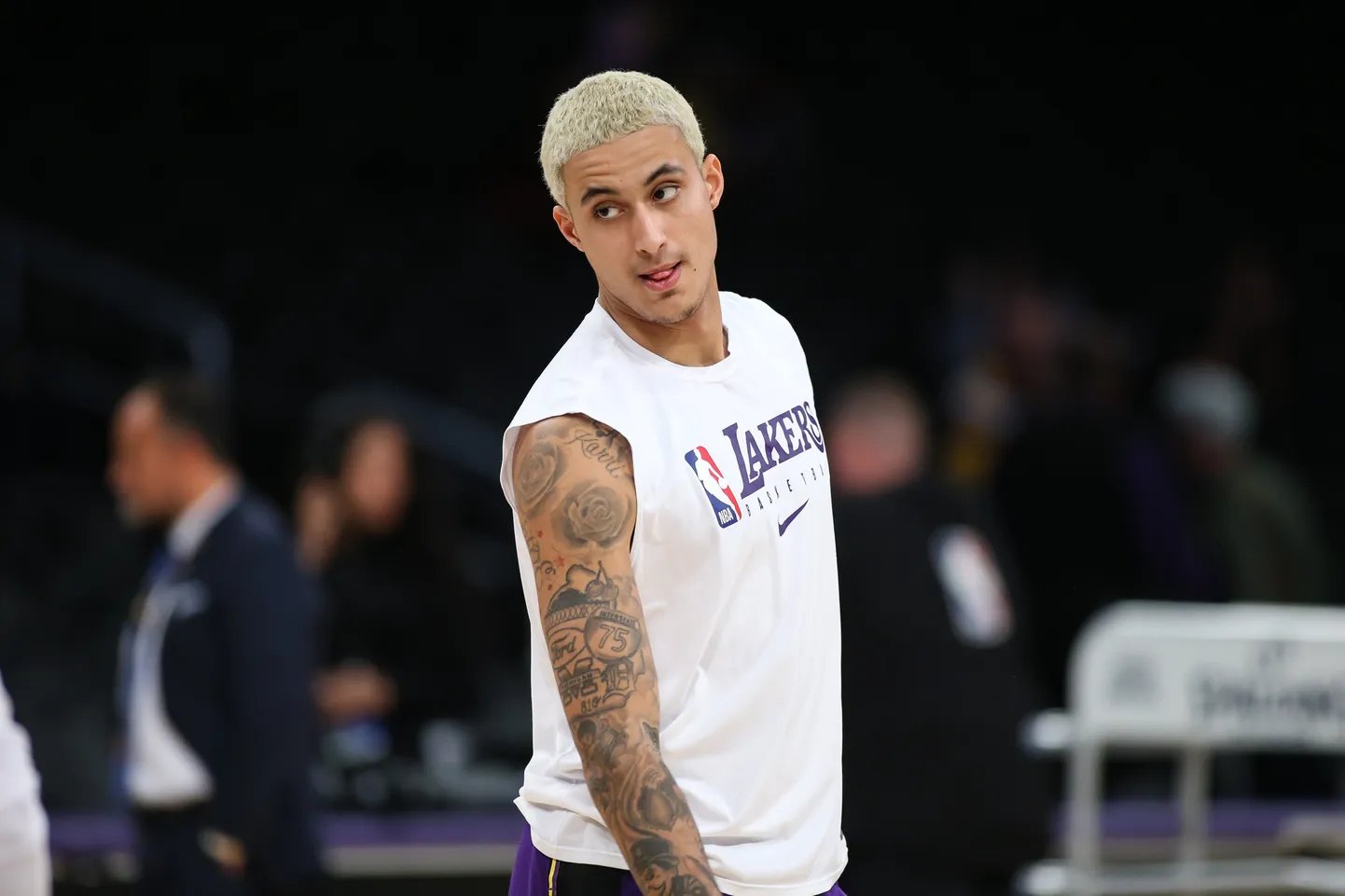 Los Angeles Lakersi pallur Kyle Kuzma.
