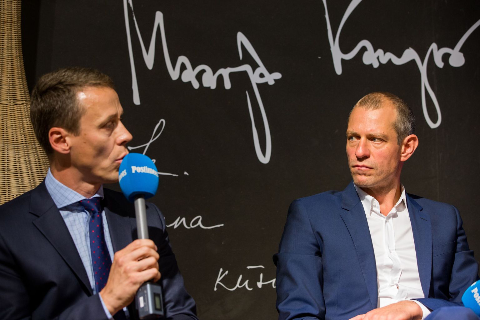 Q 5lk1
Eesti Energia nõukogu esimees Erkki Raasuke ja Eleringi juhi Taavi Veskimägi eile Solarise Keskuses toimunud arutelul BNS Live.