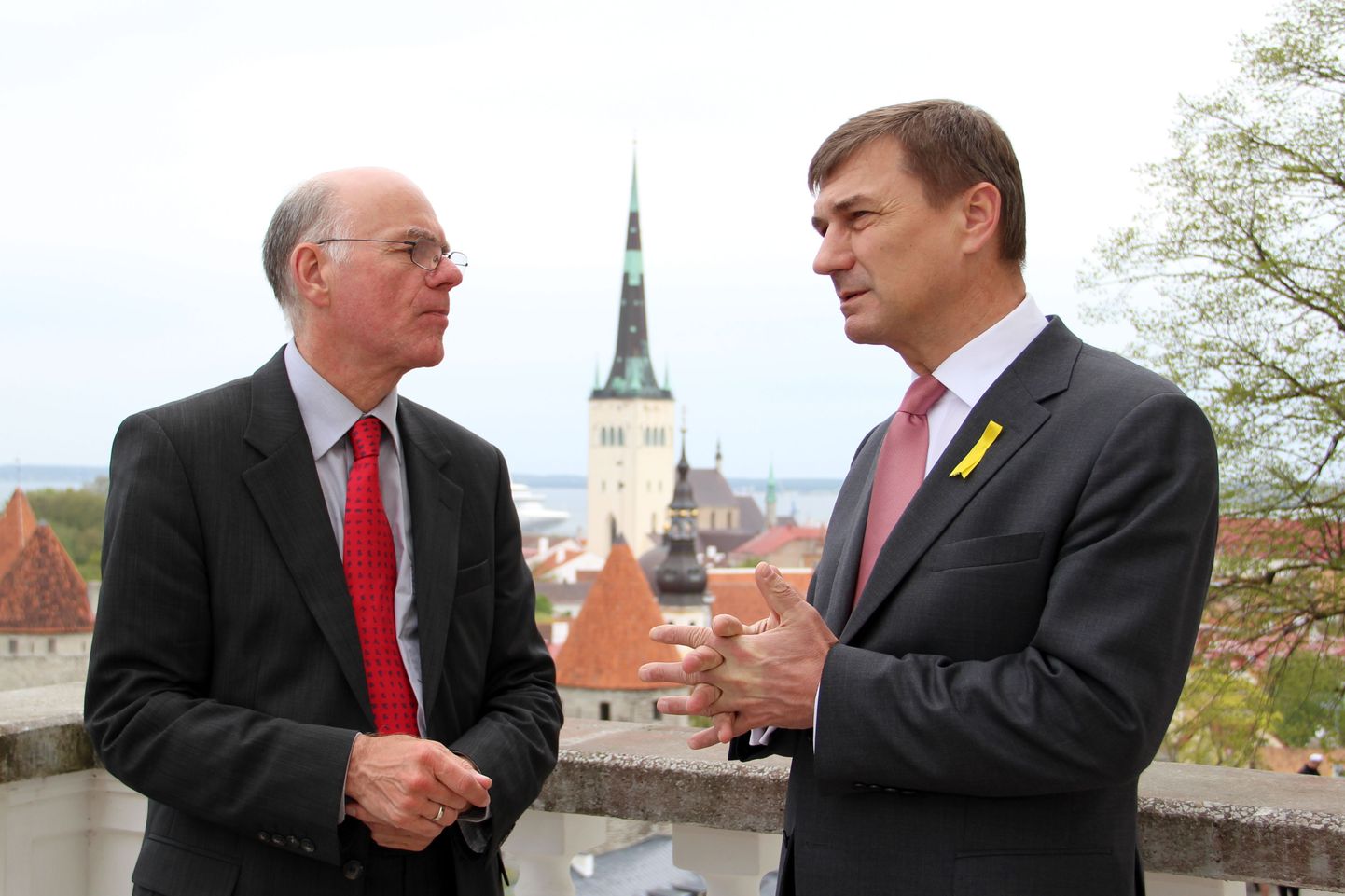 Peaminister Andrus Ansipi kohtumine Saksamaa Bundestagi presidendi Norbert Lammertiga 19. mail 2011.