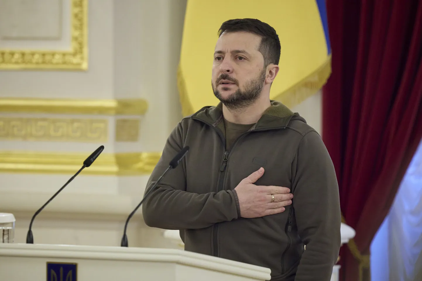 Ukraina president Volodõmõr Zelenskõi.