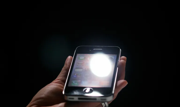 iPhone. Pilt on illustreeriv