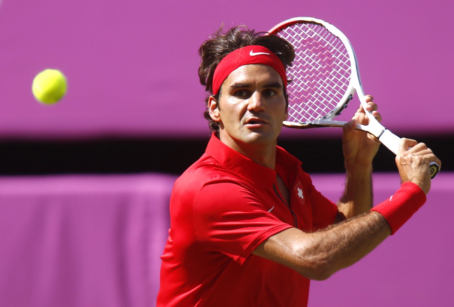 Roger Federer 2012. aasta Londoni olümpiamängude finaalis.