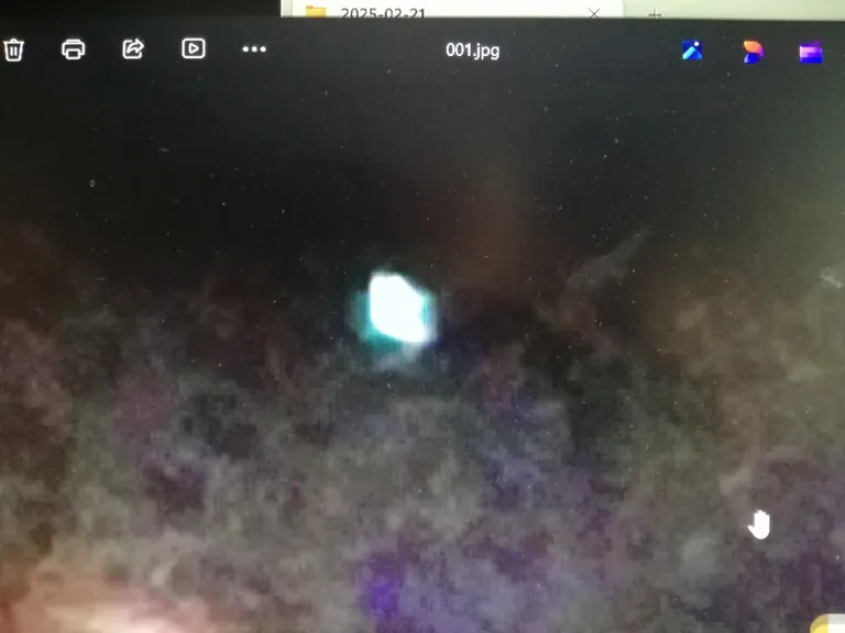 Väidetav UFO Tallinna kohal.