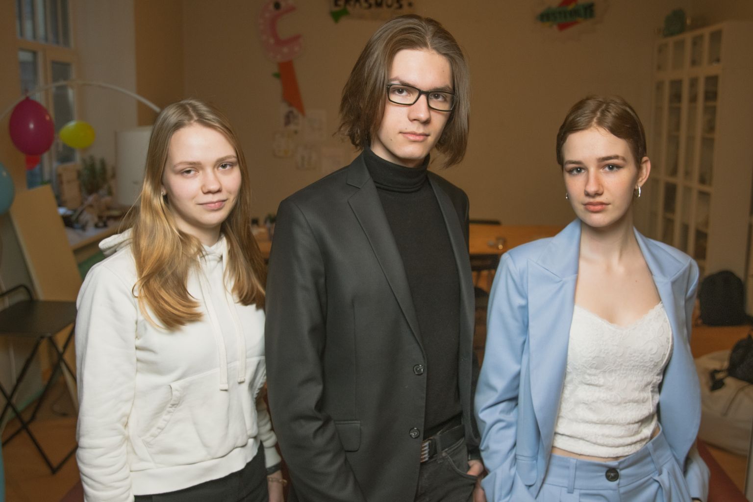 Маша, Артем и Ника - лидеры клубов Young Folks LV