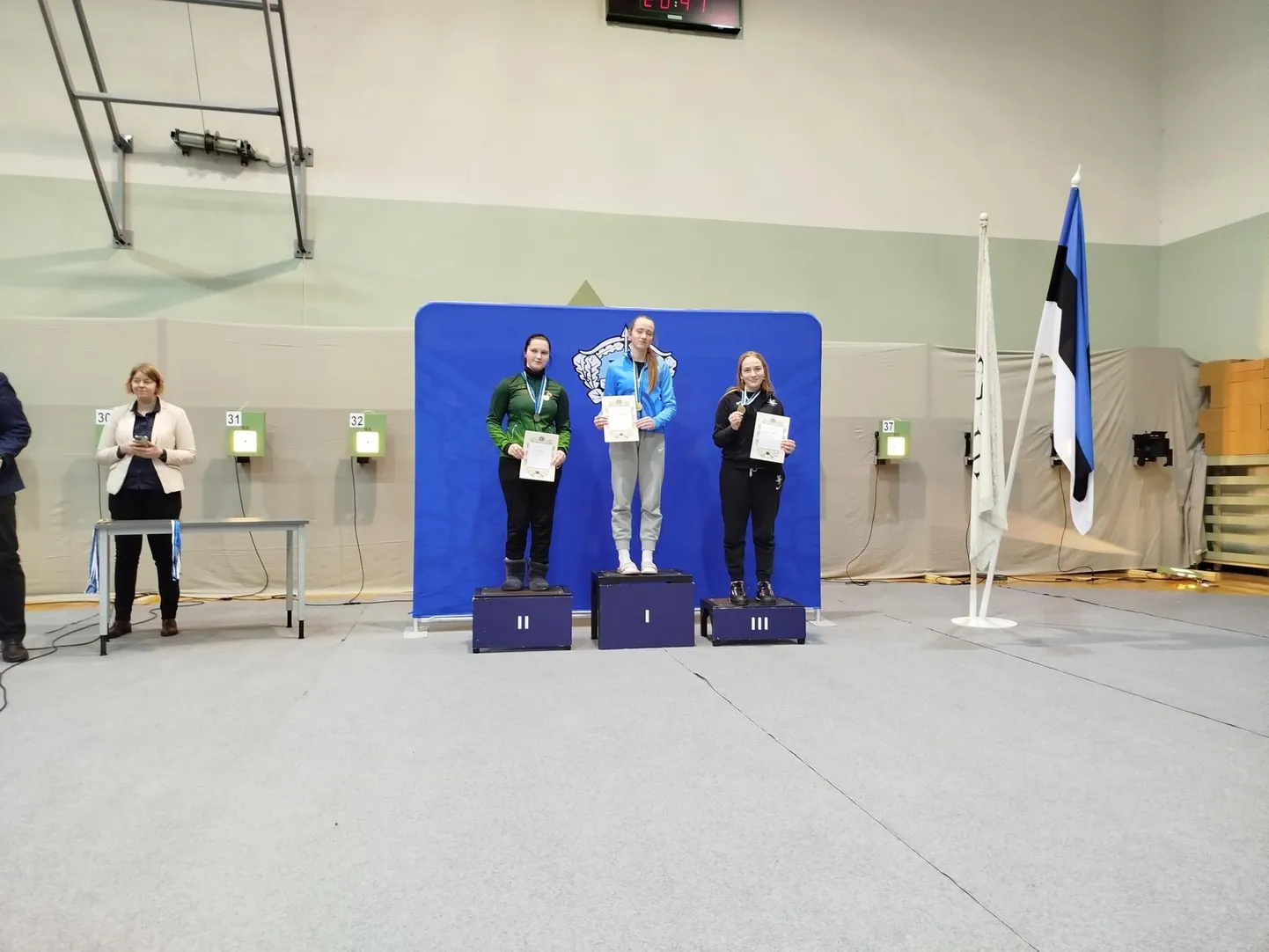 Emili Uudeküll krooniti juunioride Eesti meistriks.