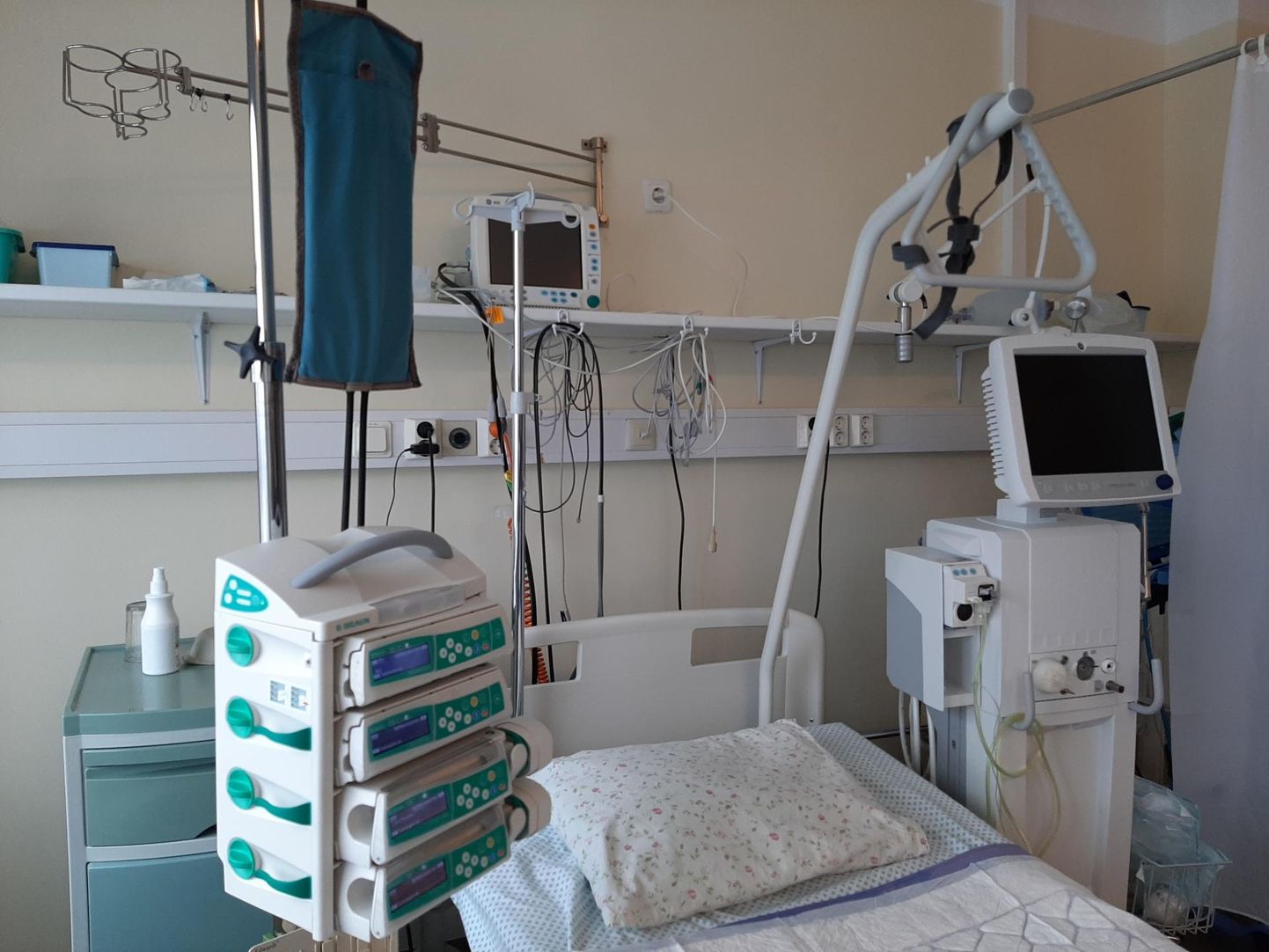 Viljandi haiglas on neli intensiivravivoodit, kuhu saab paigutada juhitavat hingamist vajavaid patsiente.