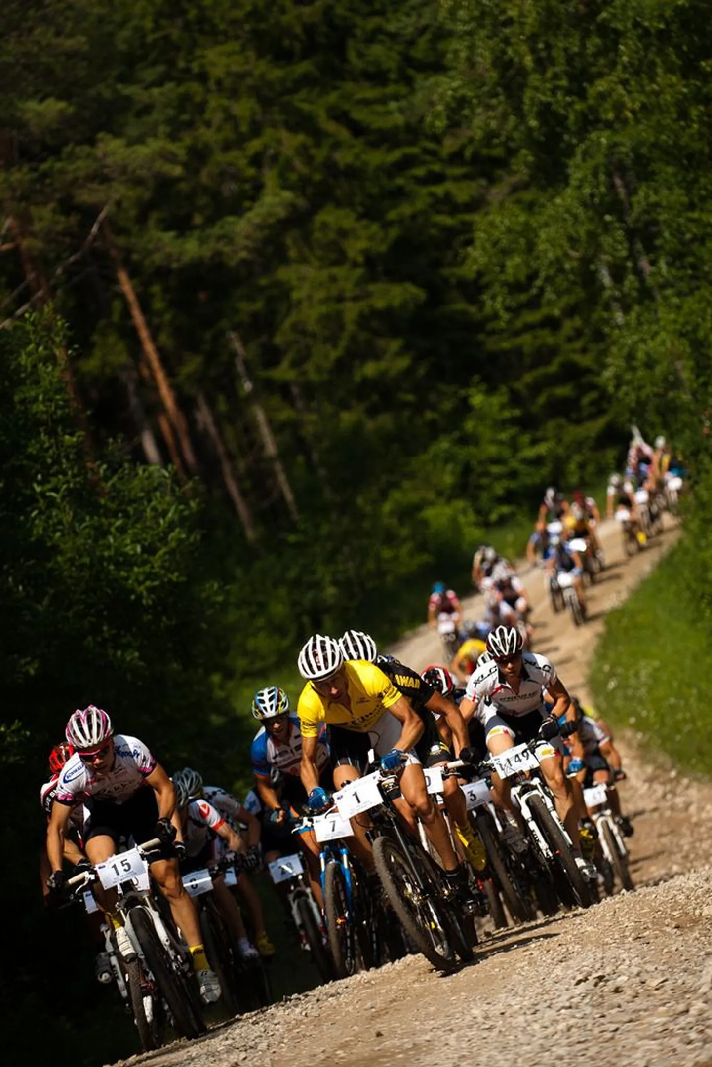 Liidrid Elion Estonian Cupi eelmisel etapil 14. Tallinna rattamaratonil.