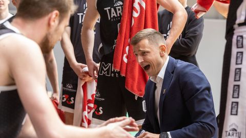 Tartu peatreener pikast matšist Pärnuga: Eesti korvpallile tulevad põnevad play-off-seeriad kasuks!