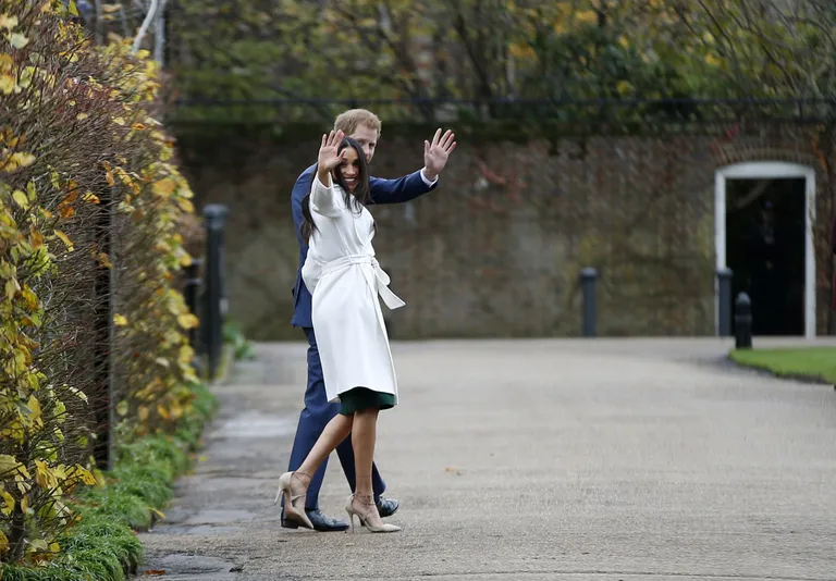 Meghan Markle ja prints Harry. (AP Photo/Alastair Grant)
