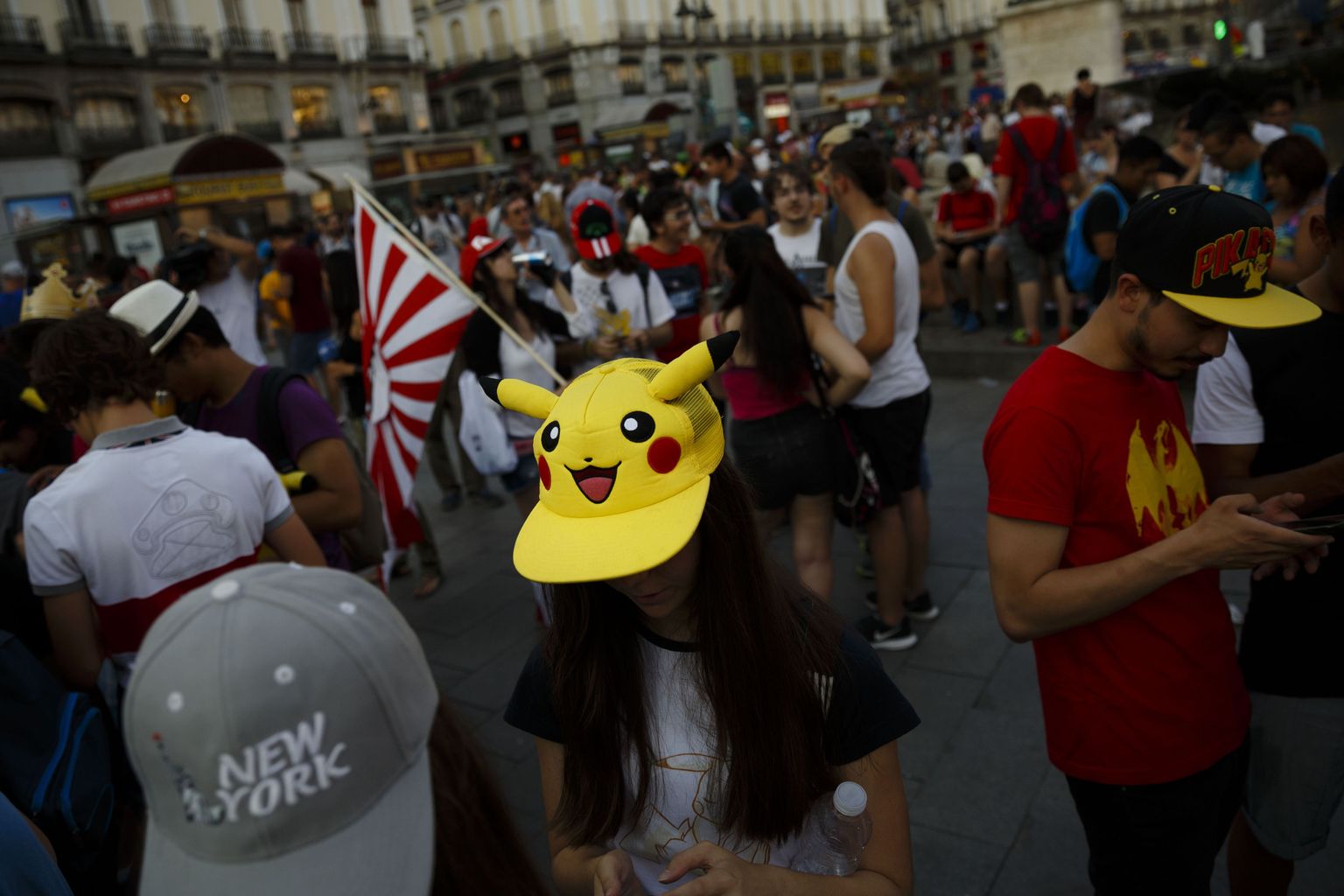 Pokémon Go fännid Madridis