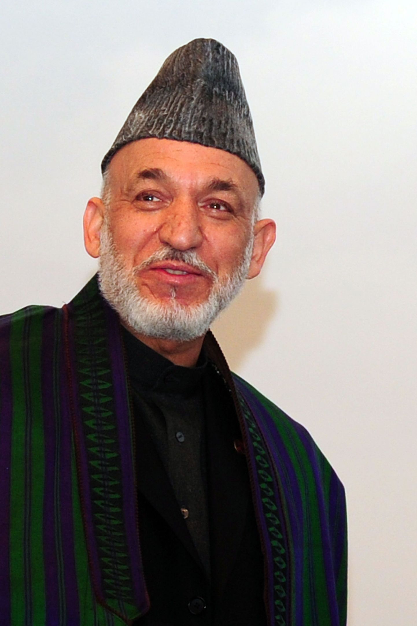 Afganistani president Hamid Karzai.