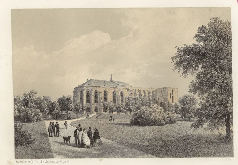 Louis Höflinger. Tartu vaade, 1860.