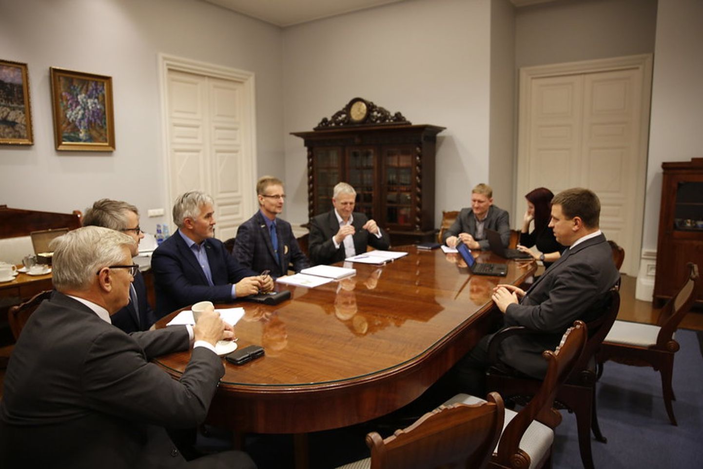 Eesti Põllumajandus-Kaubanduskoja esindajad kohtusid eile õhtul peaminister Jüri Ratasega