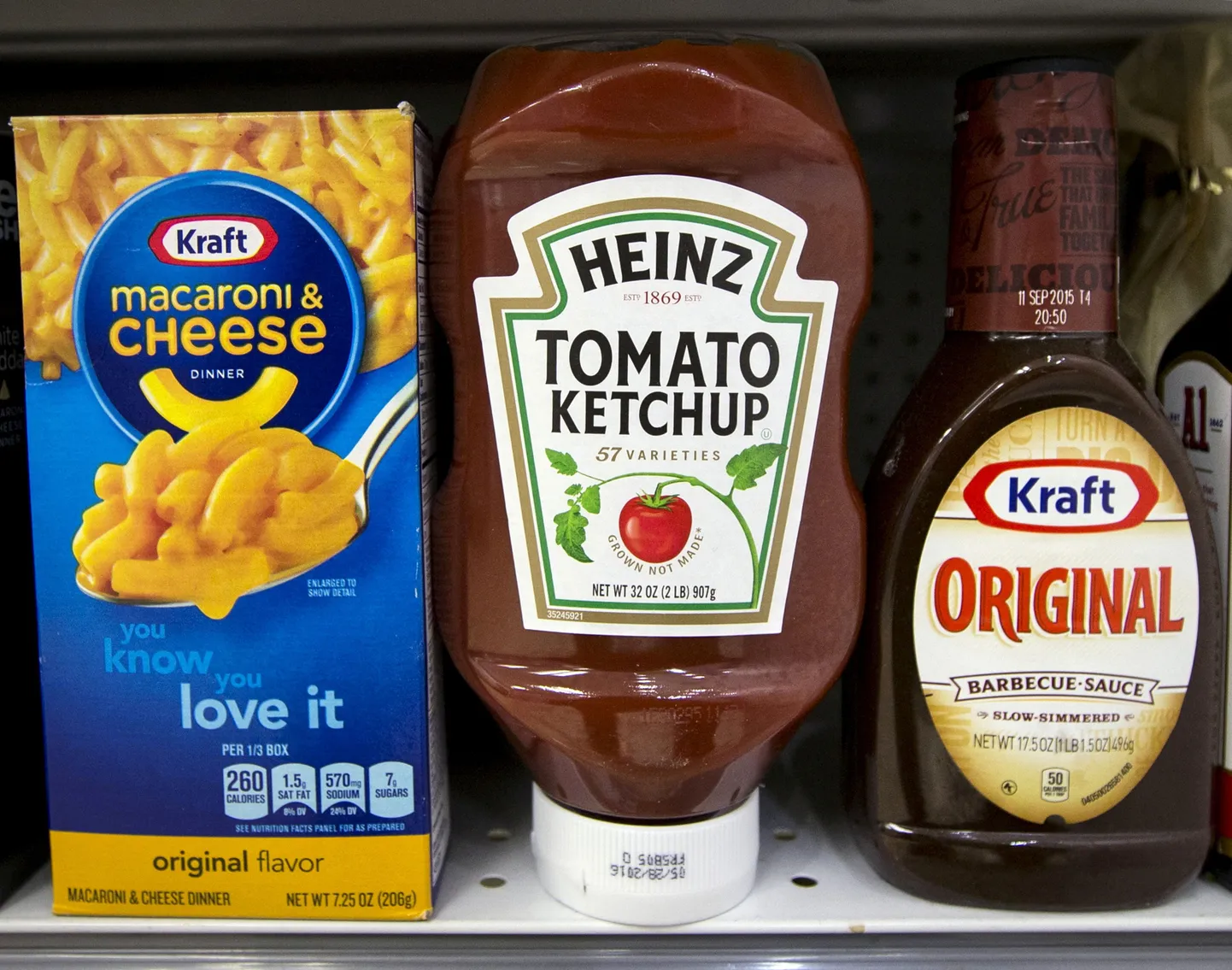 Kraft Heinzi tooted.  Foto REUTERS/Brendan McDermid