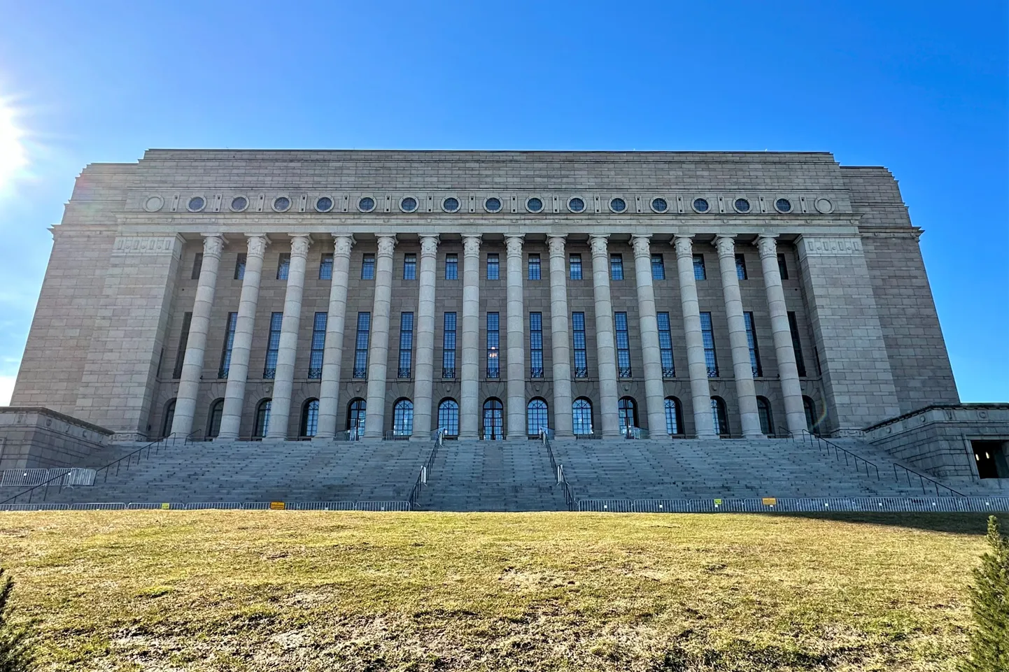 Soome parlamendi Eduskunta hoone Helsingis