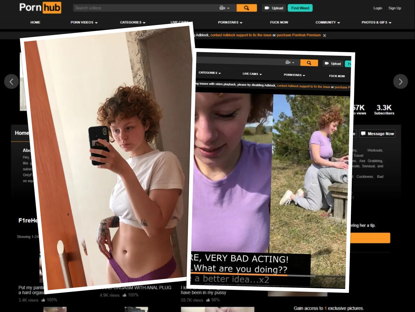 Eesti neiu tegutseb netiavarustes Fireheadi nime all.