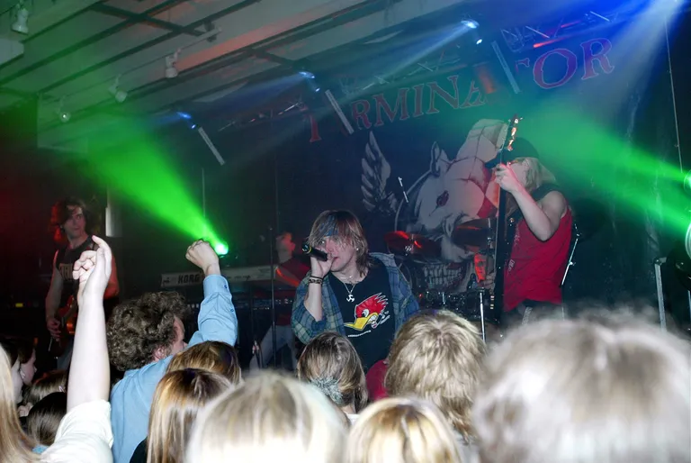 Aastaid tagasi mängisid Pantokraatori liikmed koos Terminaatoris. Vasakult Elmar Liitmaa, Jaagup Kreem, Henno Kelp.