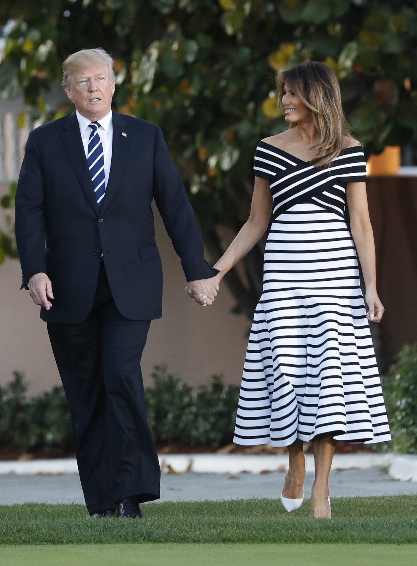 President Donald Trump ja Melania Trump 17. aprillil