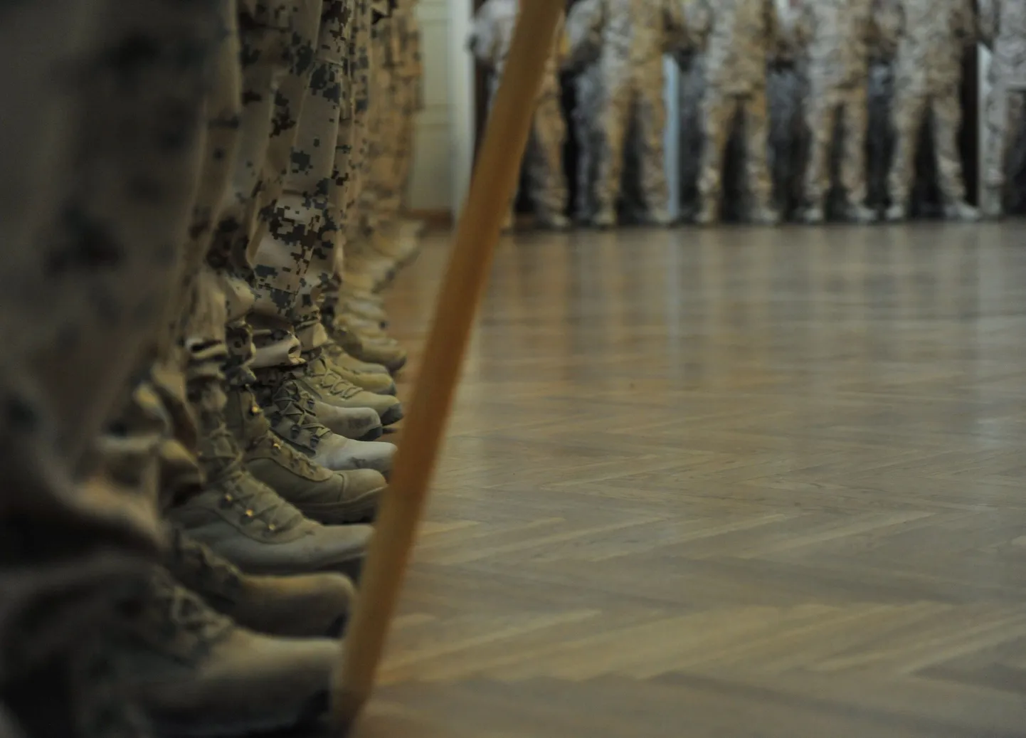 Afganistanis teeninud kaitseväelased rivis