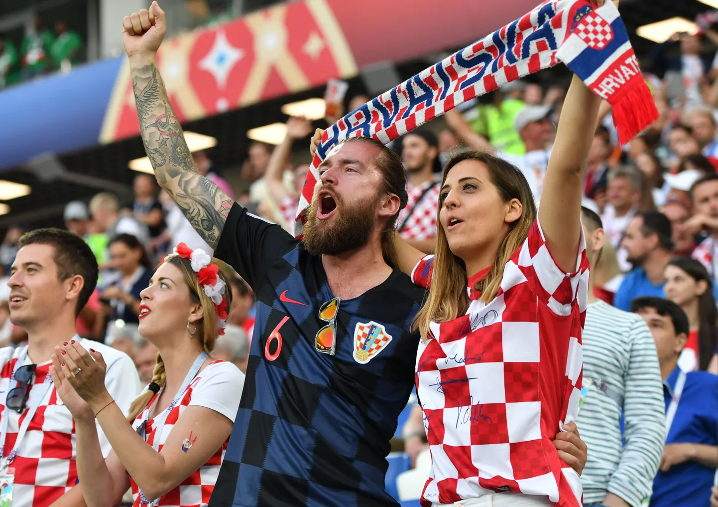 Фанаты сборной Хорватии. Фото иллюстративное