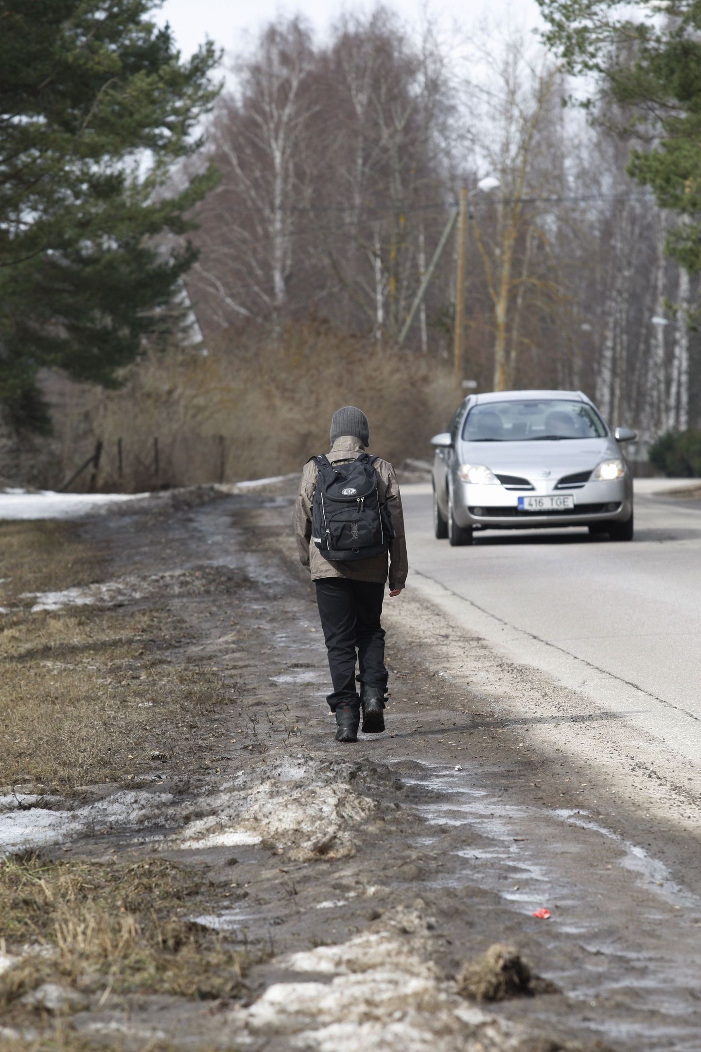 Kaugus koolini, kus õpitakse, jääb Pärnumaa algkooliõpilastel keskmiselt 3,5 kilomeetri kaugusele. Foto on illustreeriv.