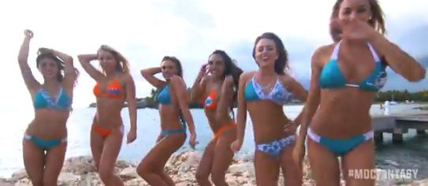 Miami Dolphinsi tantsutüdrukud.