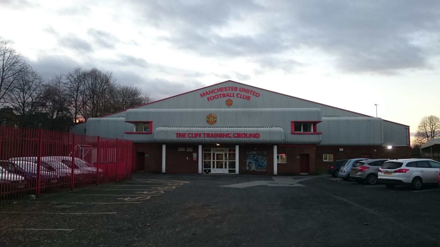 Manchester Unitedi akadeemia legendaarses Cliffi treeningkeskuses.