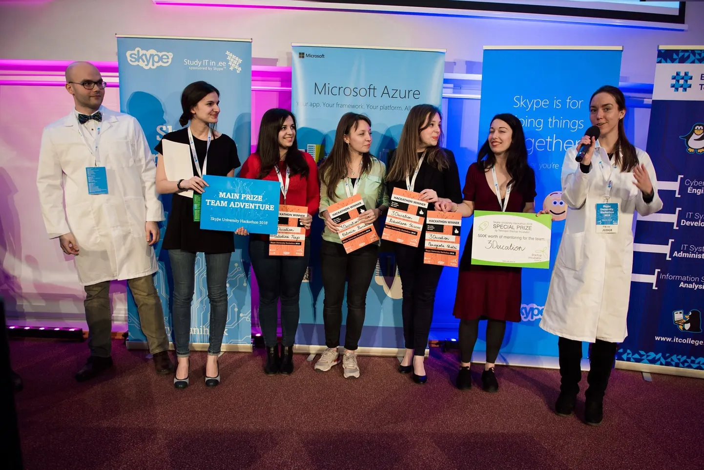 Skype Hackathoni võidutöö autorid