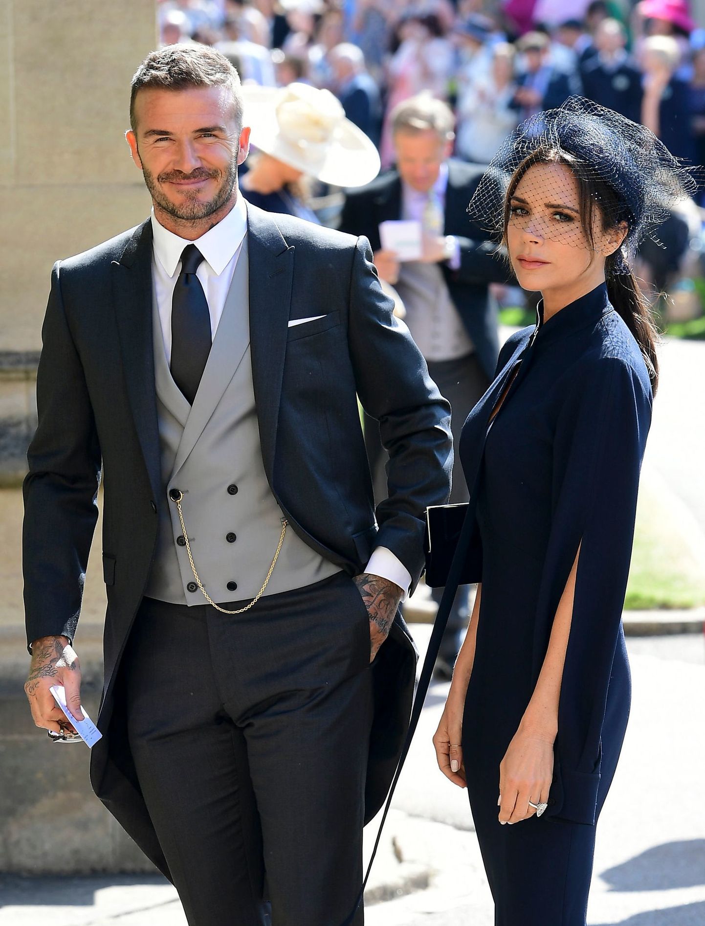 David Beckham ja Victoria Beckham kuninglikus pulmas