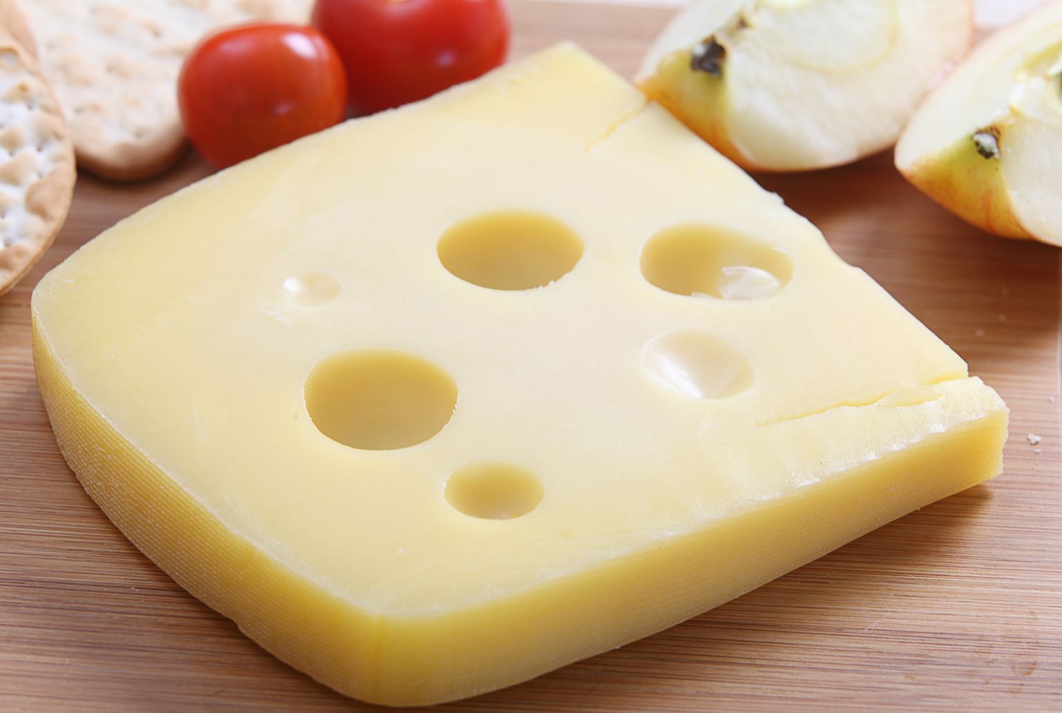 Jarlsbergi juust. Pilt on illustreeriv