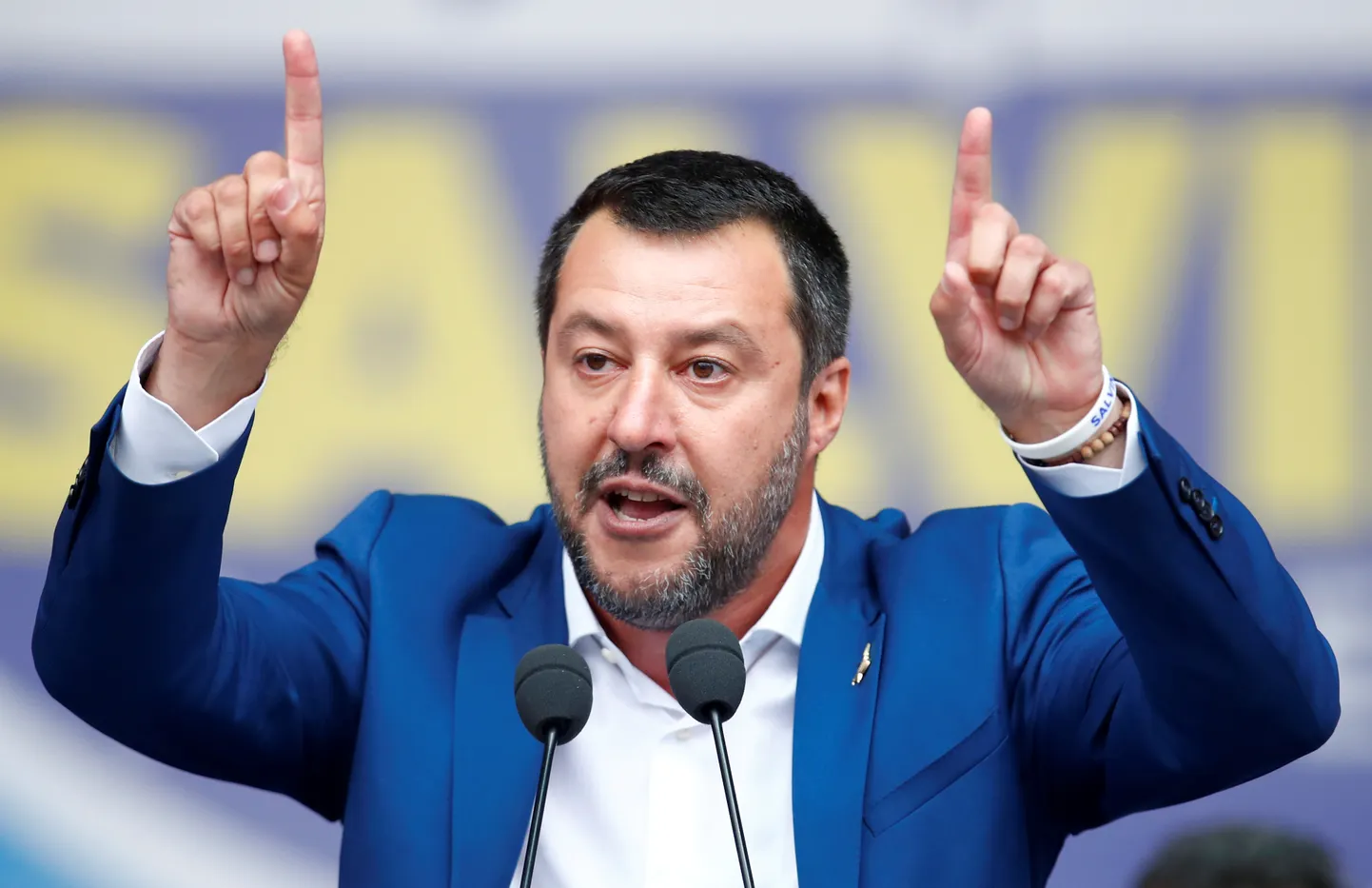 Bijušais Itālijas iekšlietu ministrs Mateo Salvīni