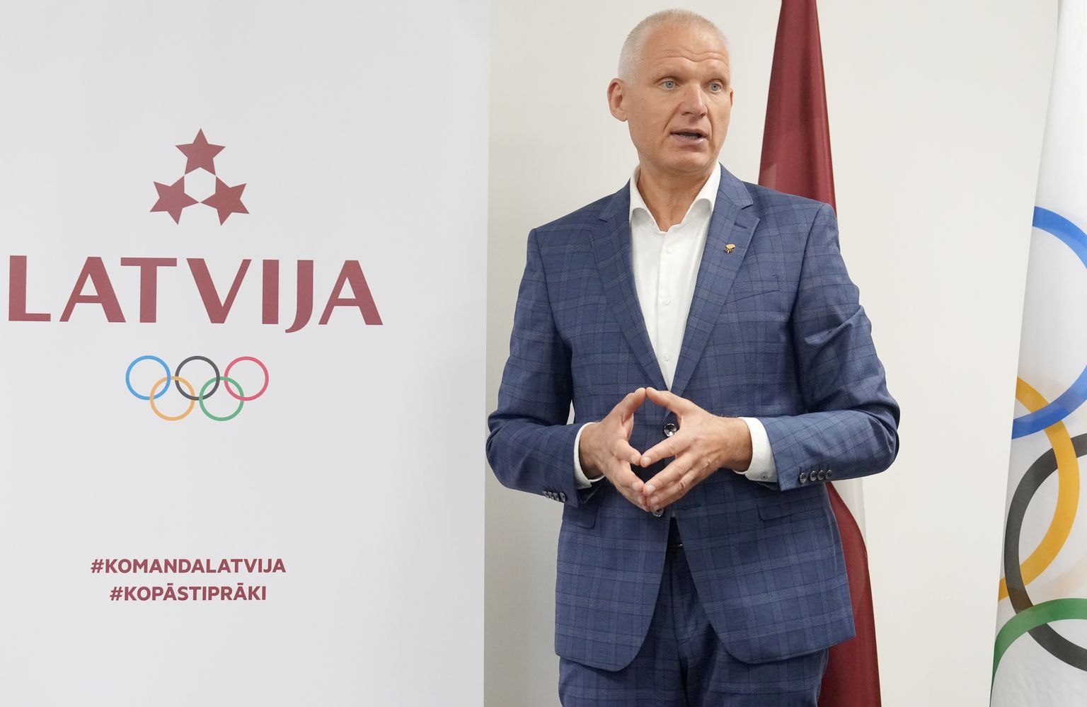 President of the Latvian Olympic Committee Žoržs Tikmers