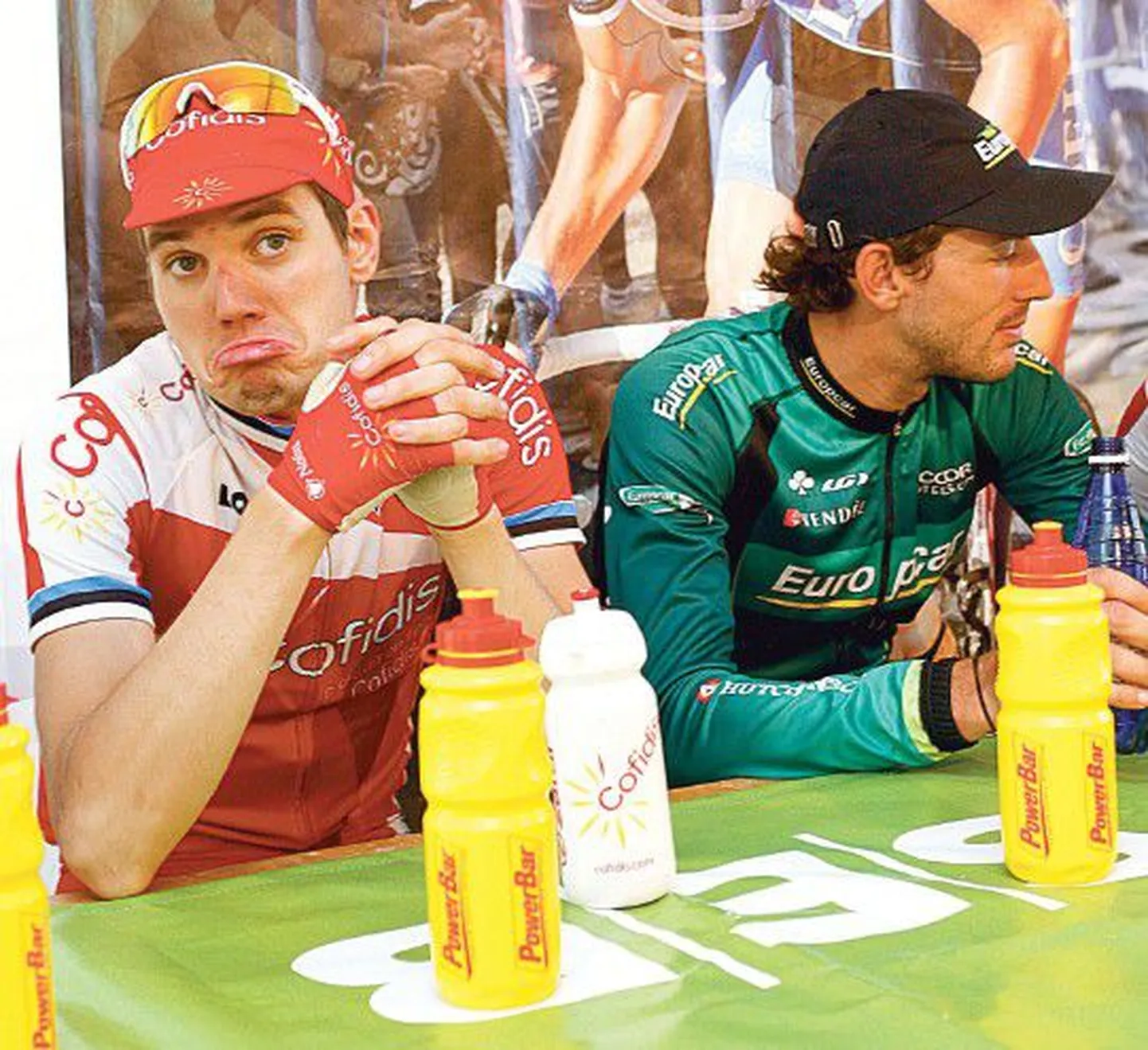 Несмотря на победу Саида Хадду (справа) в гонке Гран-при Таллинн — Тарту, эстонский велогонщик Рейн Таарамяэ остался доволен своей формой.