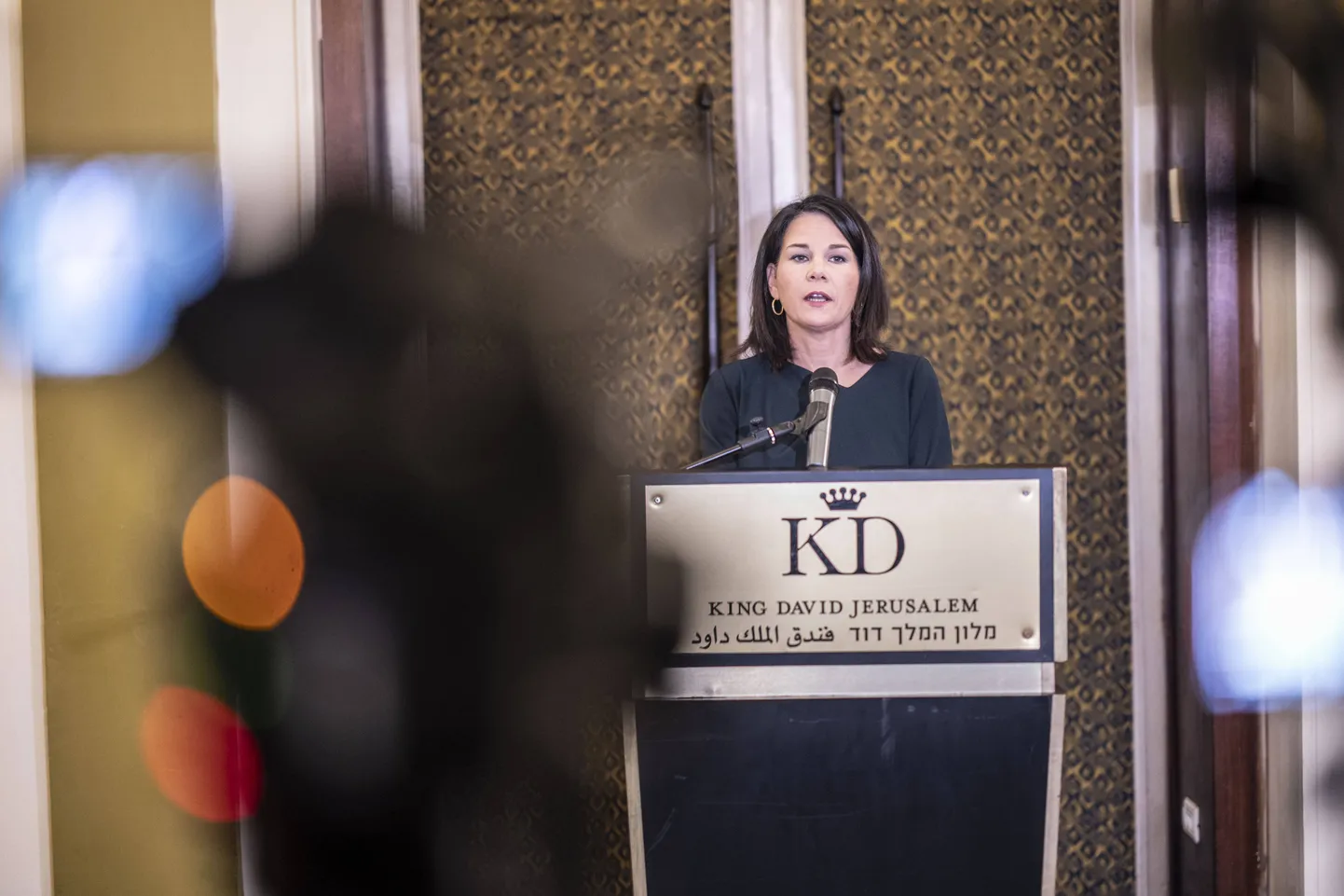 Saksa välisminister Annalena Baerbock Iisraelis.